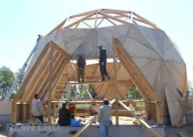 Лотос дом купольные дома технология строительства