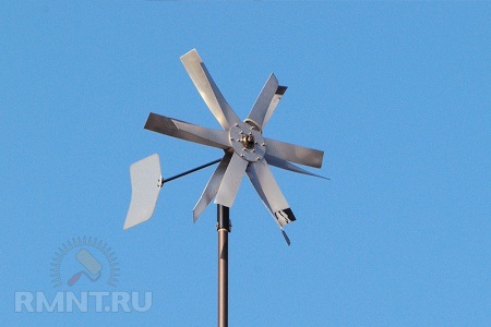 Ветряк #1 — конструкция роторного типа