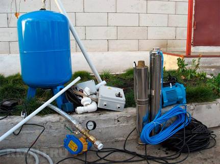 Водоснабжение из скважины, схема системы водоснабжения частного дома из скважины