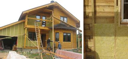 Как утеплить деревянный дом снаружи при помощи минваты под сайдинг
